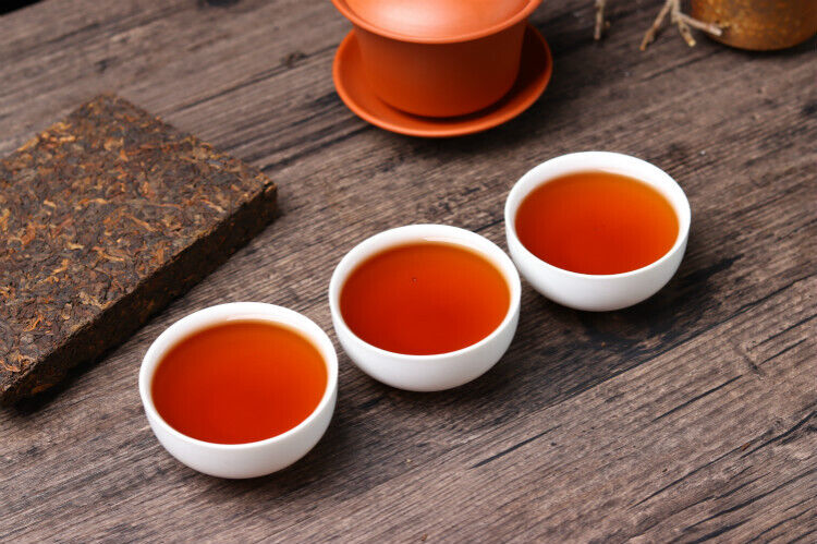 HelloYoung 250g Dry Storage Ripe Tea Menghai Golden Bud Mellow Golden Aged Pu'er Ripe Tea
