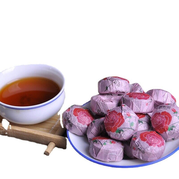 HelloYoung Rose Tuo Tea Puerh Ripe Tea Yunnan Rose Mini Tuo Tea Puerh Ripe Tea 500g/1.1lb
