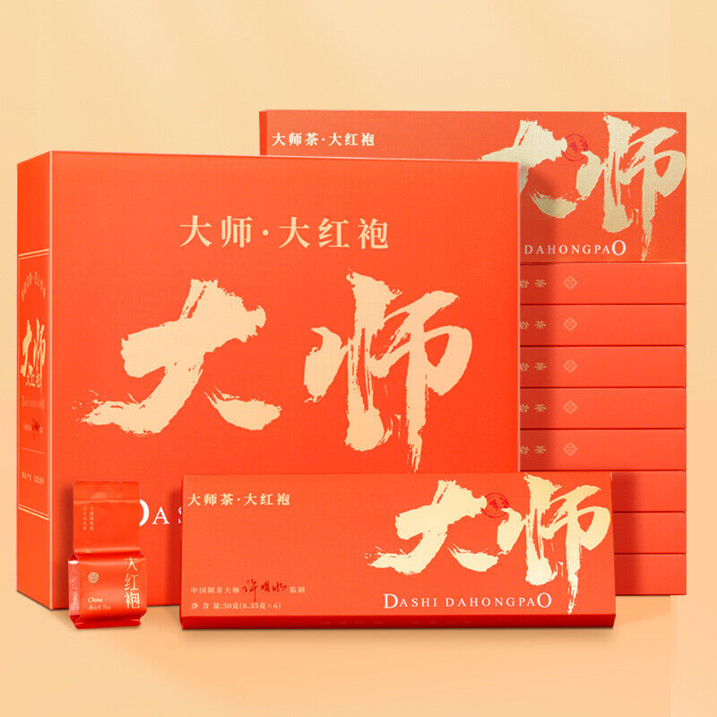 Dahongpao Oolong Tea Rock Tea Wuyishan Tea Gift Set Strong Aroma Smoke Stick