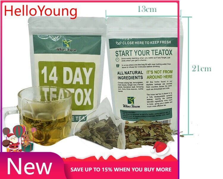 Slim Tea Detox 28 Day Ultimate Tea Skinny Tox Teatox Pyramid White Tea Skinny Main image