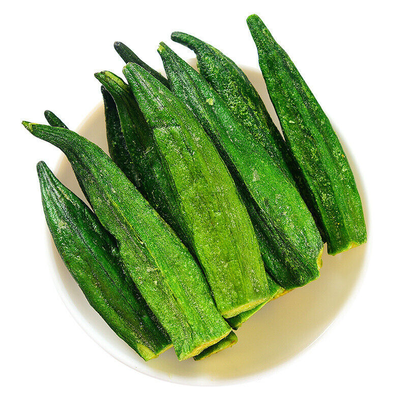 High-quality Okra Crisp Dried Fruit and Vegetable Crisp Instant Snacks 250g