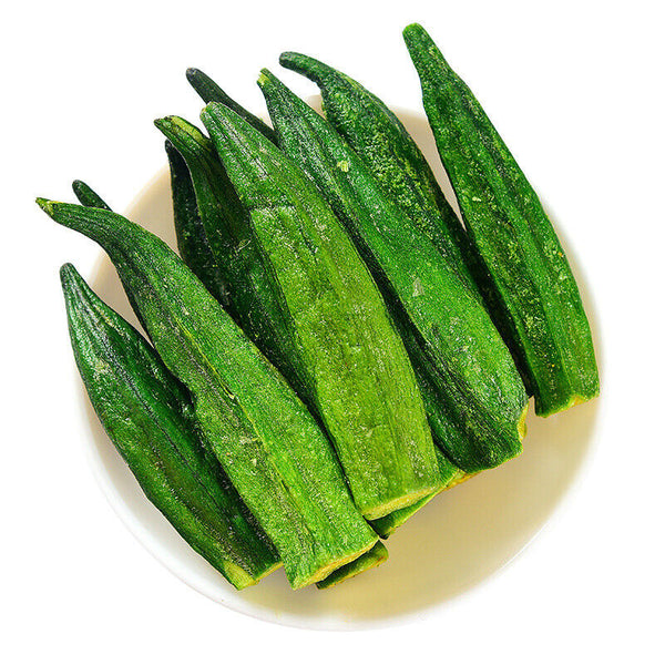 High-quality Okra Crisp Dried Fruit and Vegetable Crisp Instant Snacks 250g