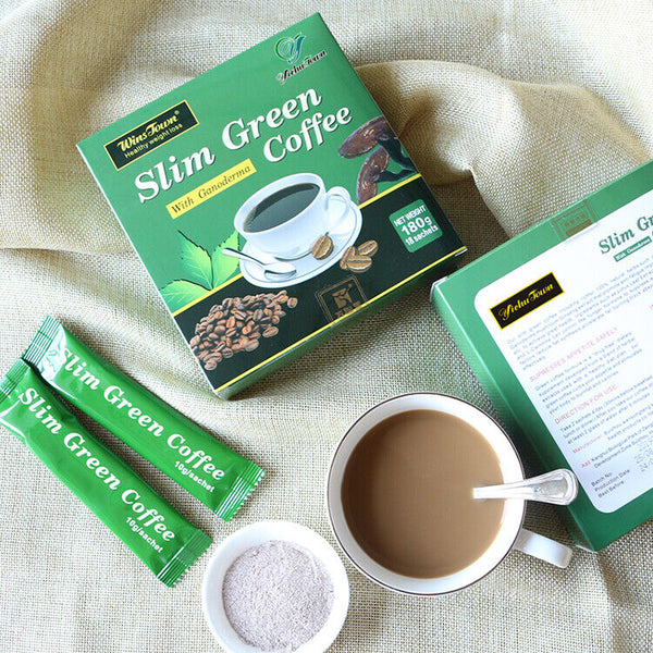 Slim Diet Coffee Natural Slimming Weight Loss Instant Coffee Powder 10g*18 bags