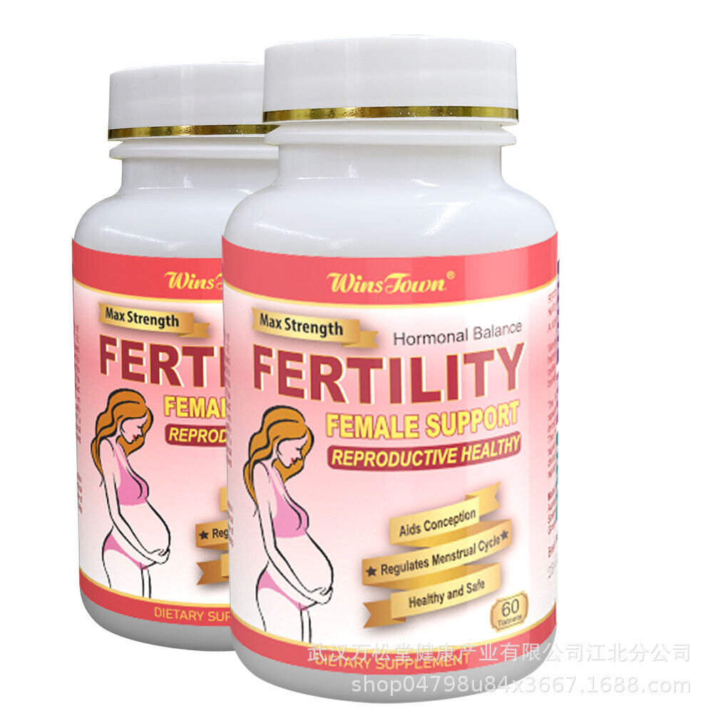 Woman FERTILITY Tablets Famale Support Reproductive Healthy 60 Tablets Main image