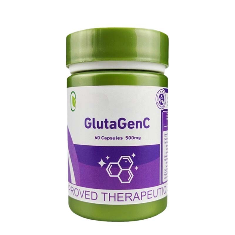 Glutagen C Whitening Capsules for Skin Brightening and Anti-Aging Support 60ct