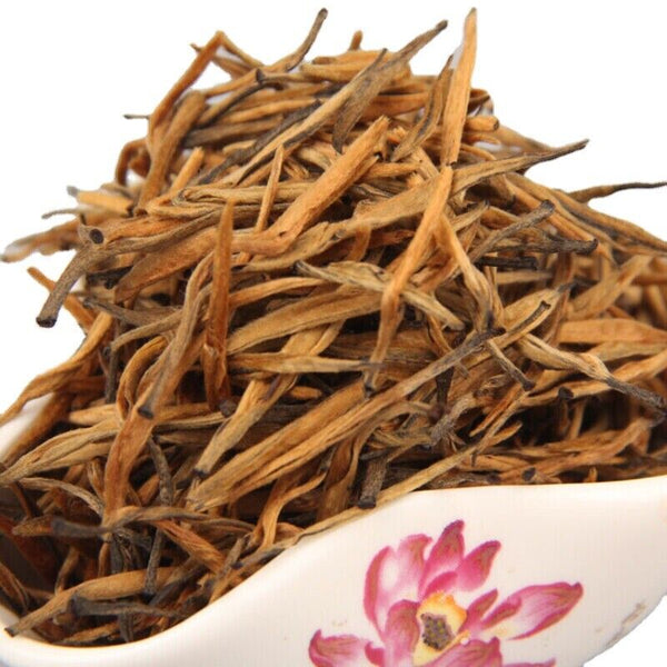HelloYoung Refined Big Leaf Tea Organic Yunnan Single Bud Black Tea Needle Dian Hong Tea