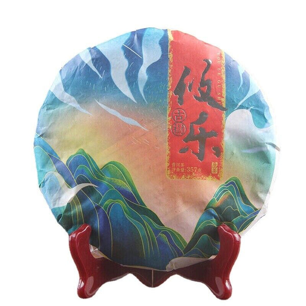 HelloYoung 357g Top Pu'er Raw Tea Menghai Authentic Ancient Tree Pu-erh Tea Brick Green Tea