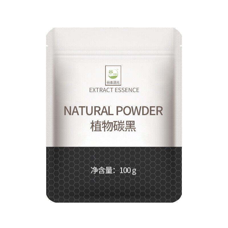 Bamboo Charcoal Powder Natural Black Pigment Edible Plant Charcoal Black,
