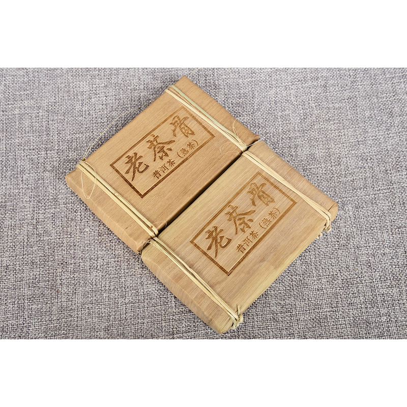 Pu'er Tea 250g/8.8oz Bamboo Shoot Shell Tea  Aged Old Bone Organic Black Tea