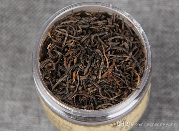 HelloYoung Small Canned Puer Ripe Tea Organic Black Tea Healthy Drink Yunnan Pu Erh Tea 80g