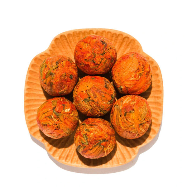 10 Pcs Handmade Health Tea Blooming Tea Mix Dried Flower Tea Ball
