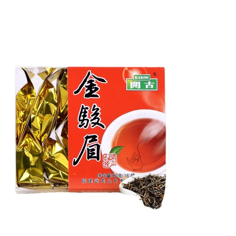 HelloYoung Jinjunmei Fujian Wuyishan Min Black Tea Tea Bagged Tea 16 Packs/Box 80g Secondary image