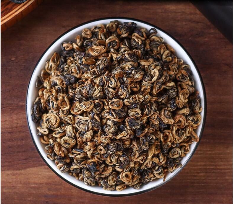 HelloYoung Loose Leaf Dian Hong Black Tea Yunnan Golden Snail Bud "JingLuoYa" Chinese Tea Secondary image