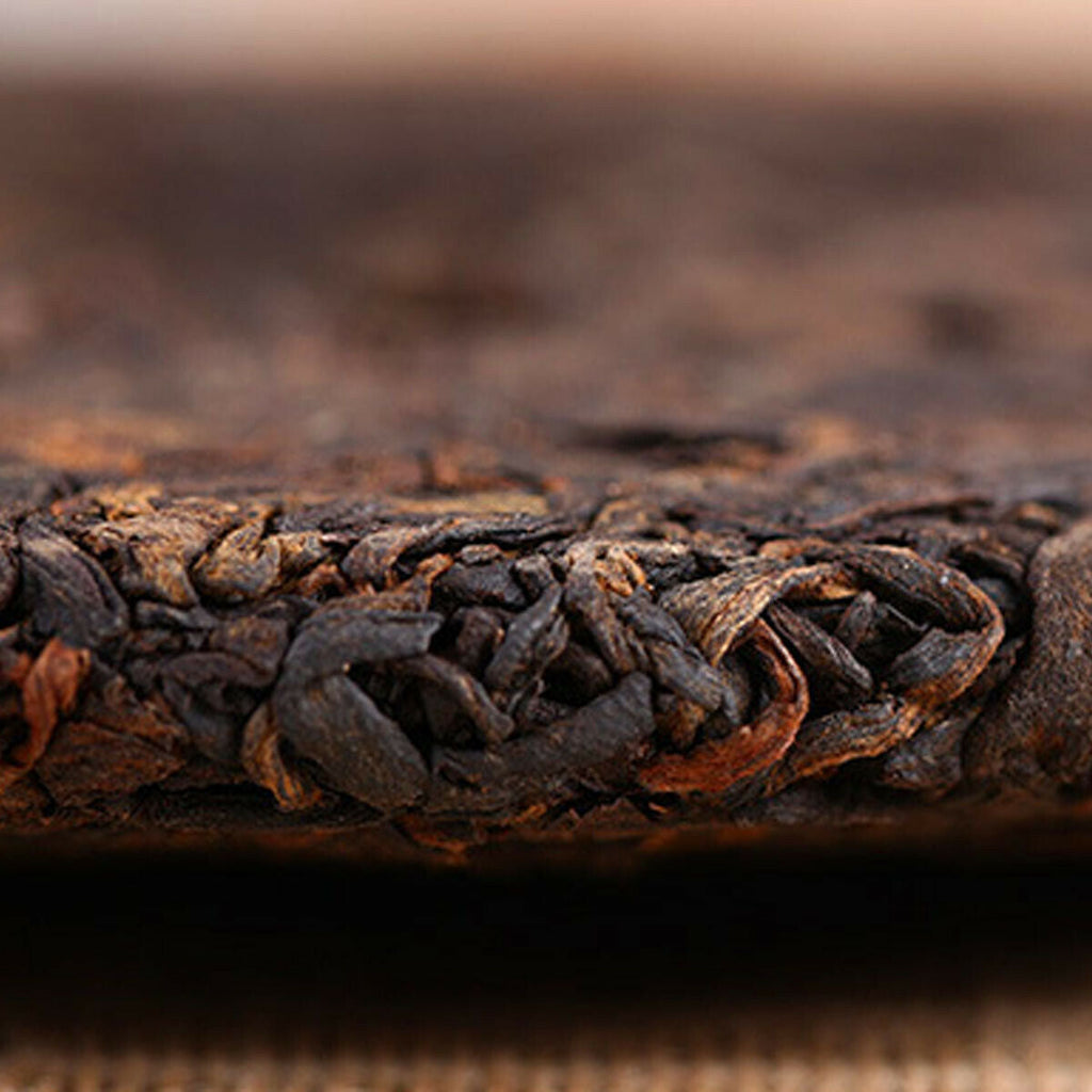 HelloYoung Cooked Puerh Tea Cake Brown Ancient Trees Tea Yunnan Menghai Ripe Puer Tee 357g