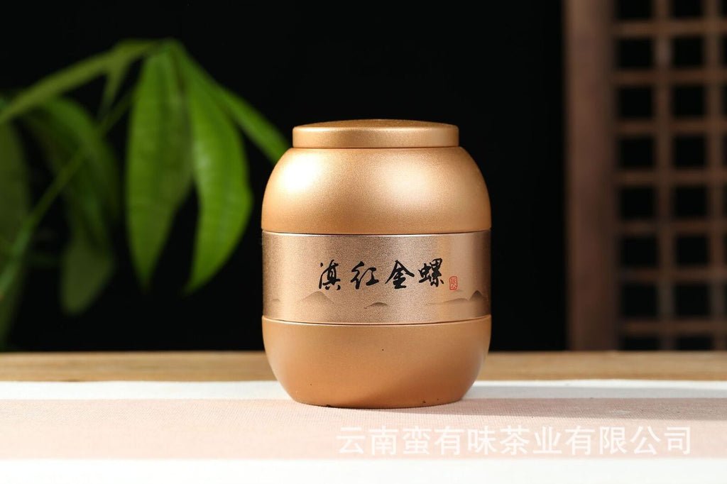 HelloYoung 350g/can Fengqing Flower and fruit aroma golden snail Dian Hong tea (two leaves)