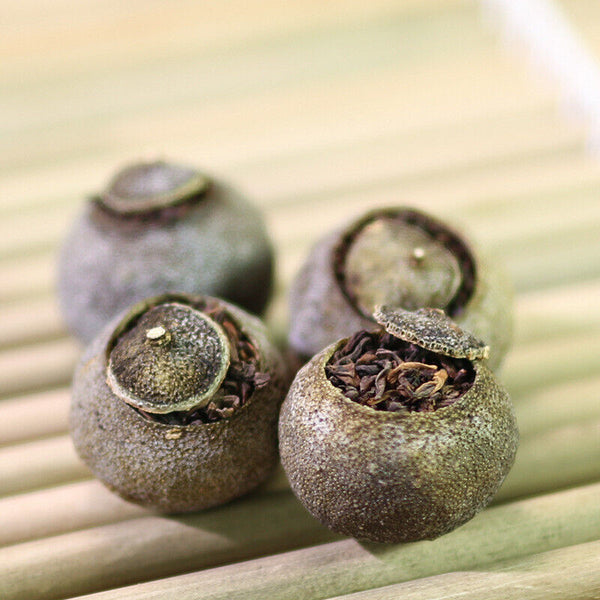 HelloYoung 500g Pu'er Ripe Tea Xinhui Chenpi Xiaoqinggan Traditional Method of Production