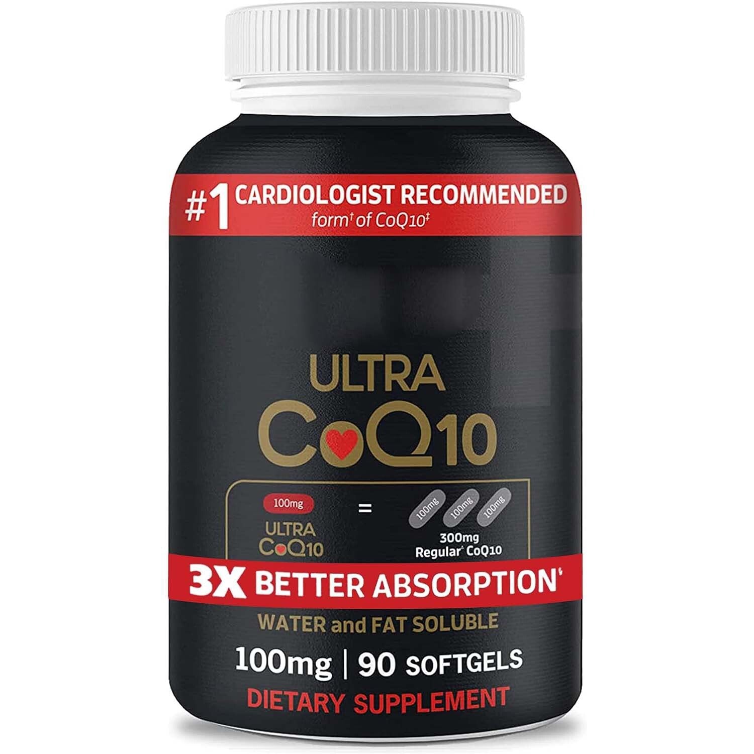 Heart Health-Qunol Ultra CoQ10 100mg 90 Softgels NEW SEALED EXP 2/26 Antioxidant