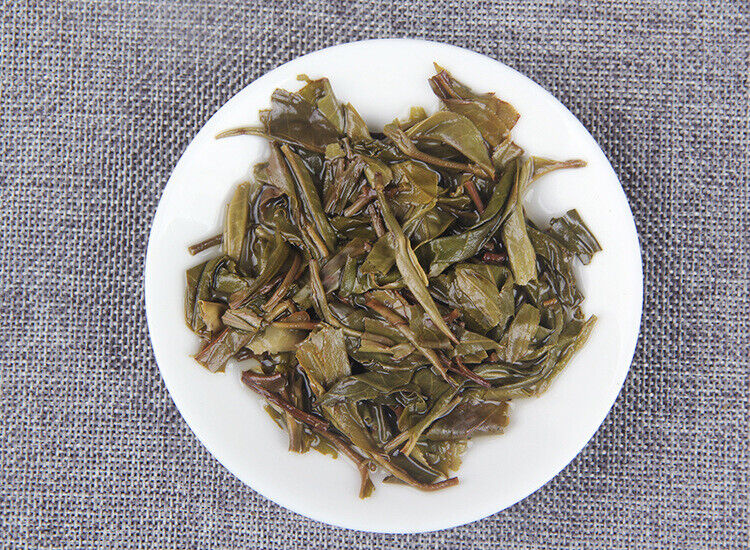 HelloYoung 150g Golden BarIceland Gold Brick Puerh Raw Brick Tea Mengku Gold Leaf Flower
