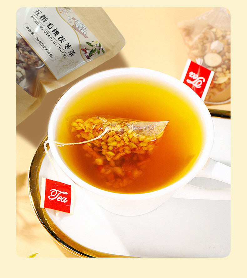 Triangle Bags Herbal Blend Coix Seed Buckwheat Ficus Hirta Poria Tea