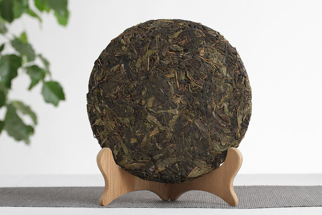 HelloYoung 357g Yunnan Pu-erh Tea Banzhang Big Leaf Pu-erh Raw Cakes Seven Seeds Cake Tea