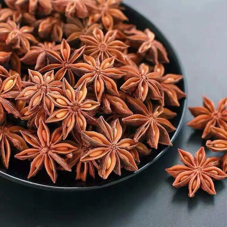 Bulk Star Anise Spice Edible Sulfur Free Stew Braised Seasoning 250g