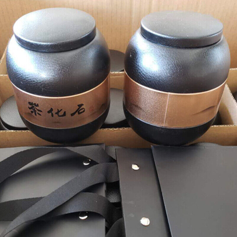 500g/1.1LB Tin Tea  Natural Pu-erh Tea Ripe Glutinous Fragrance Fossilize Tea