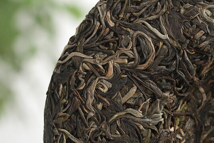 HelloYoung 357g Yunnan Pu'er Tea Banzhang Yinhao Old Tree Pu'er Raw Cakes Seven Seeds Cake