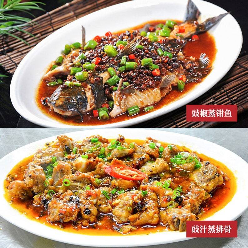Delicious Dishes Fermented Salted Preserved Dried Black Beans 250g For Main image
