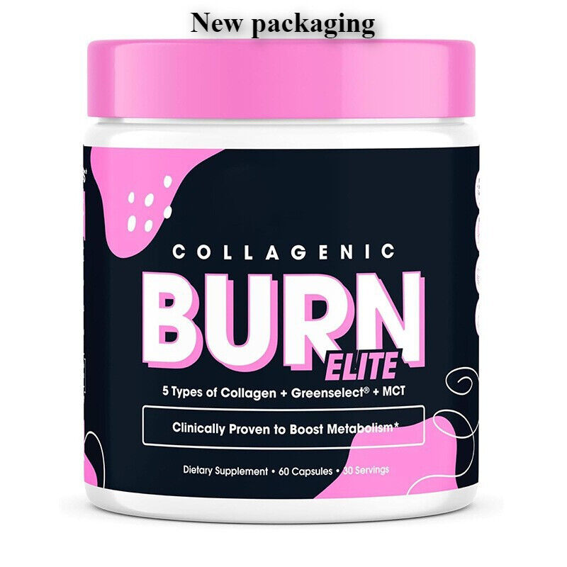 Collagenic Burn Elite, Collagen Peptides Infused Thermogenic Fat Burner Main image