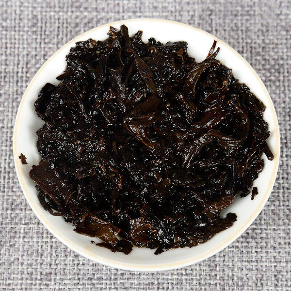 HelloYoung 357g Yunnan Tea Menghai Chenxiang Gleaning Seal Seven Cakes Pu'er Ripe Tea Cake