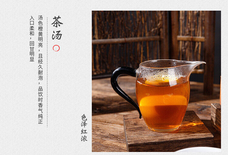 HelloYoung 1kg Anhua Black Tea Golden Flower Hand-Constructed Porcelain Brick Tea Tientsin