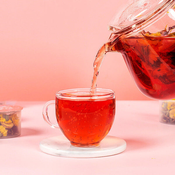 HelloYoung Rose Jasmine Luo Shen Tea Rose Eggplant Flower Tea Canned Health Tea Vital Tea