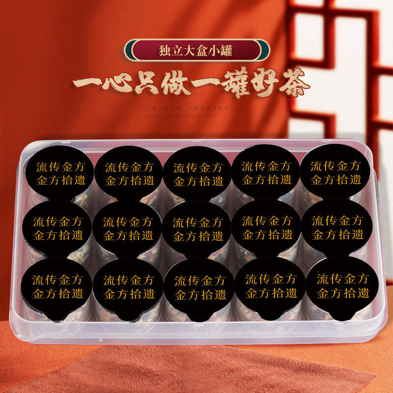 Sour Date Seed Lily Poria Tea Small Canister Tea Mulberry Sleep Tea Health Tea