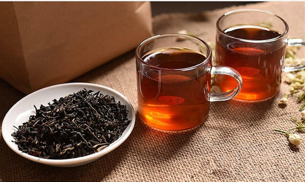 Dianhong Black Tea Smoked Jasmine Black Tea Dianhong Kung Fu Tea In Bulk 400g