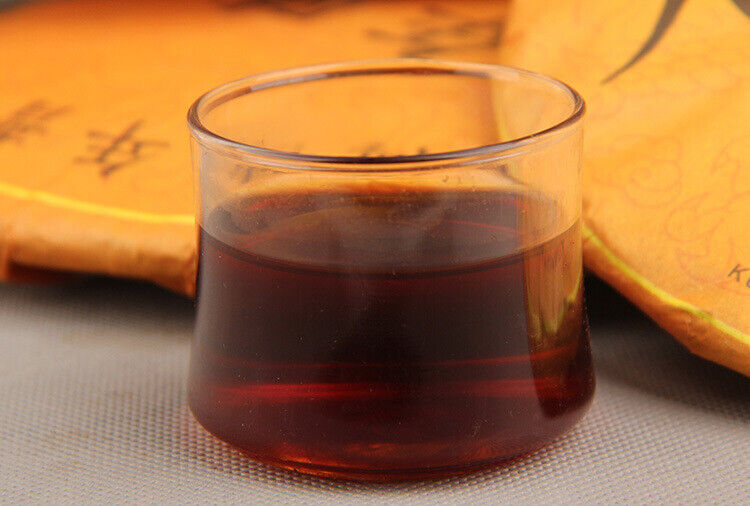 HelloYoung Yunnan Pu'er Ripe Tea Cake 357g Yunnan Pu'er Tea Cake Healthy Drink