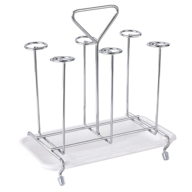 Kitchen Decoration Metal Glass Cup Rack Storage Shelf Drying Cup Home Supplies
