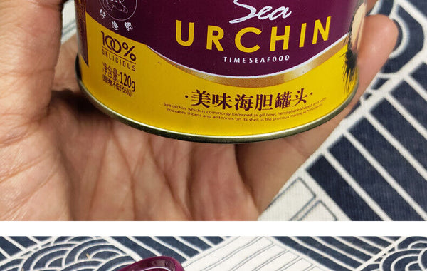 Ready-to-Eat  Sea urchin canned 120g sea urchin yellow delicious sashimi dishes