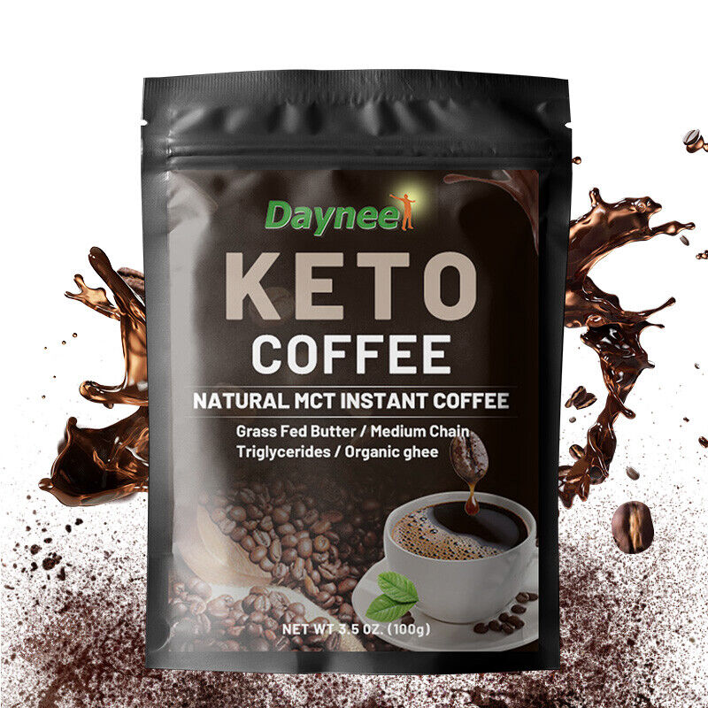 Slim Diet Keto Coffee Natural Slimming Weight Loss Instant Coffee Powder 10g*10
