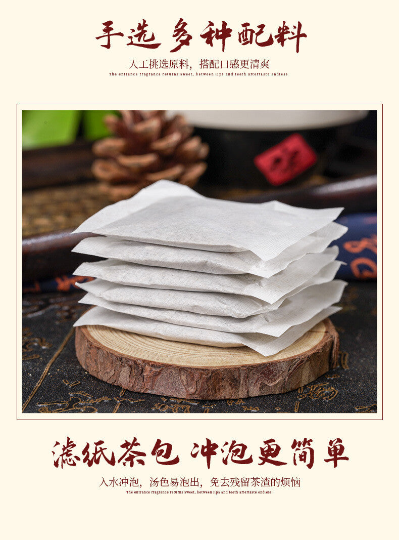 Glycyrrhiza Barley Jujube Tea with Red Dates Ziziphus Lily Reishi