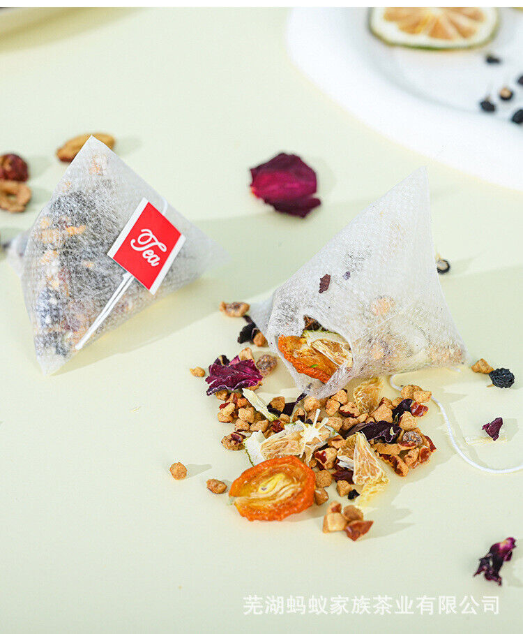 HelloYoung Flower Tea Mulberry Lily Poria Cocos Tea Cili Lemon Tea Flower Grass