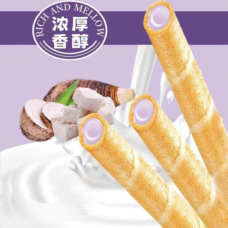 Delicious new taro milk Chicken rolls crispy snacks with rich cream flavor Main image