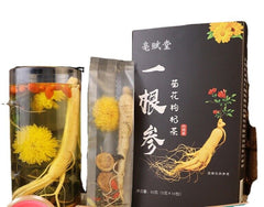 One ginseng chrysanthemum goji berry tea individually packaged repeatedly brewed