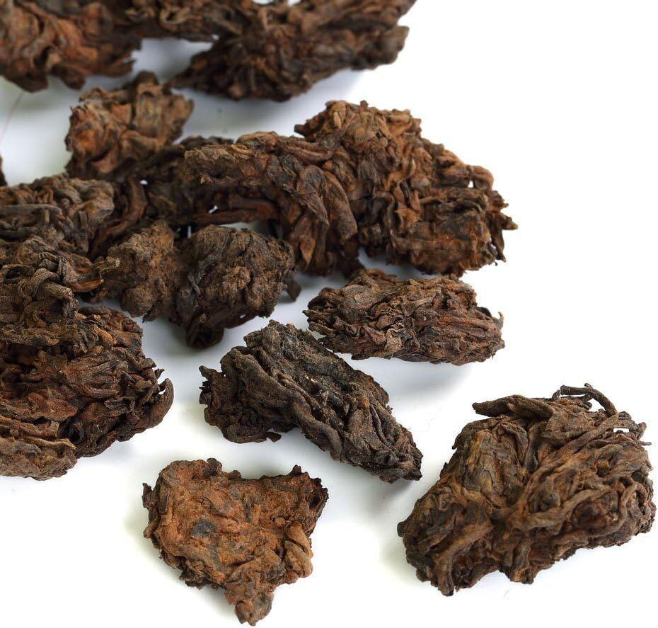 Puerh Tea Cake 250g / 8.8oz Year Ripe/Shu Supreme Aged Natural -Tuocha Head