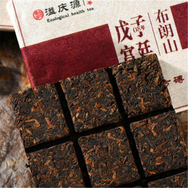 HelloYoung Yunnan Health Care Pu Er Tea Puerh Tea Ripe Tea 80g Pu Erh Tea Brick Tasty Tea