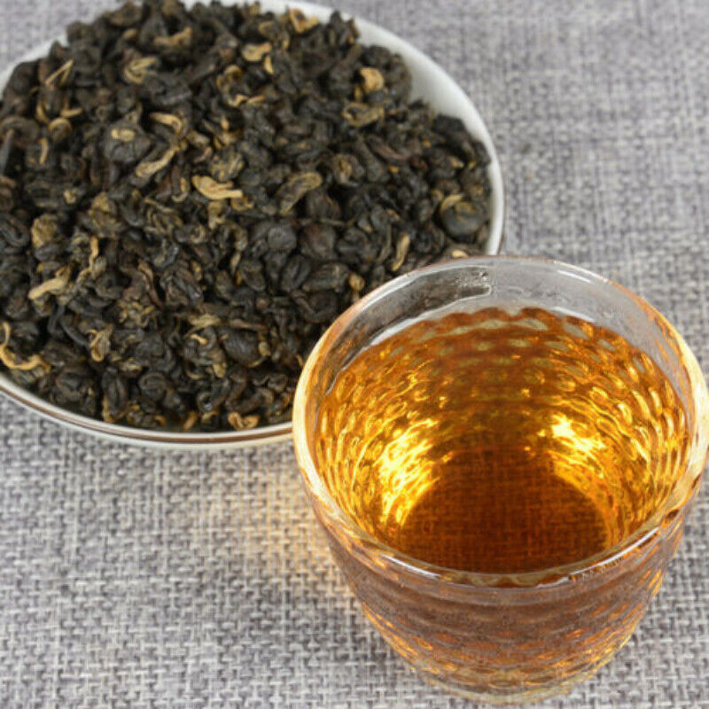 HelloYoung Dian Hong Tea Dian Hong Snail FengQing Chinese Tea Dianhong Yunnan Black Tea