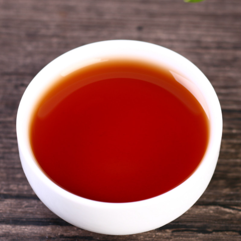 HelloYoung 357g Yunnan Menghai Pu'er Tea Le Xing Xiang Cakes Ripe Tea Cake Pu'er Aged Tea