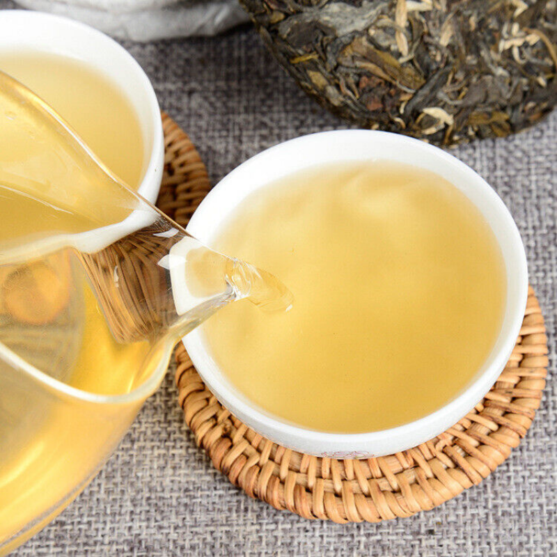 HelloYoung Yunnan Pu'er Tea Icelandic Ancient Tree Cake 100g*3 Early Spring Green Tea