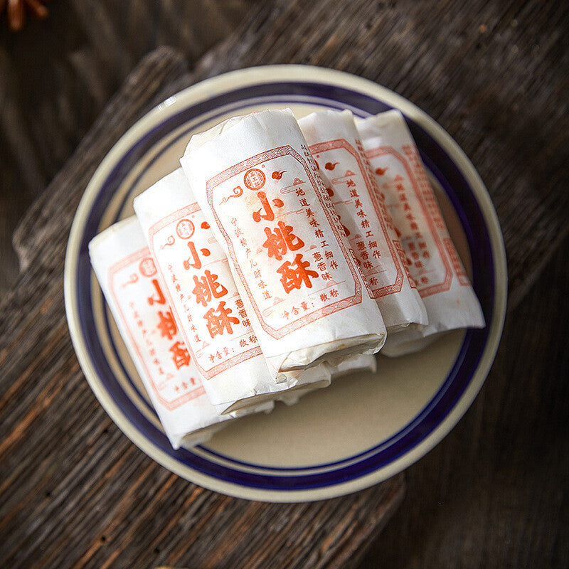 Peanut Sesame Palace Pastry Small Pack Ningbo Peach Crisp Traditional Snack
