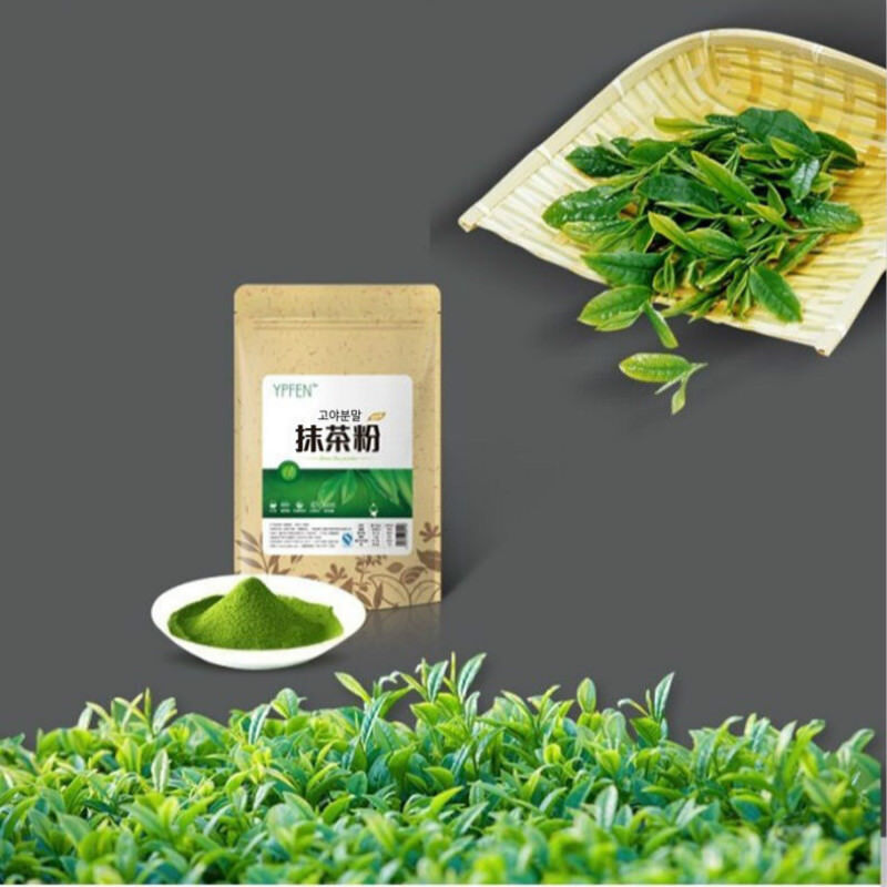 100g Natural Organic Green Tea Powder Japanese Matcha Slimming Tea Green Food