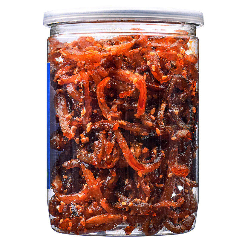 Shredded Eel Canned Seafood Snacks Spicy Honey Sesame Eel Dried Seafood